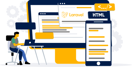 laravel development graphic